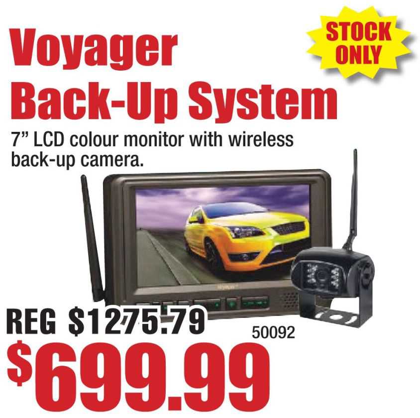 Voyager Back Up Camera System