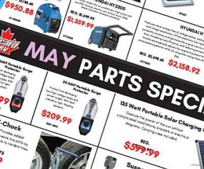 Post thumbnail for Parts Specials for May 2019