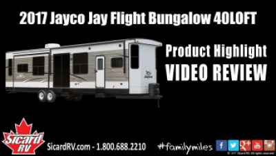 Post thumbnail for Quick Video: 2017 Jayco Jay Flight Bungalow 40LOFT 