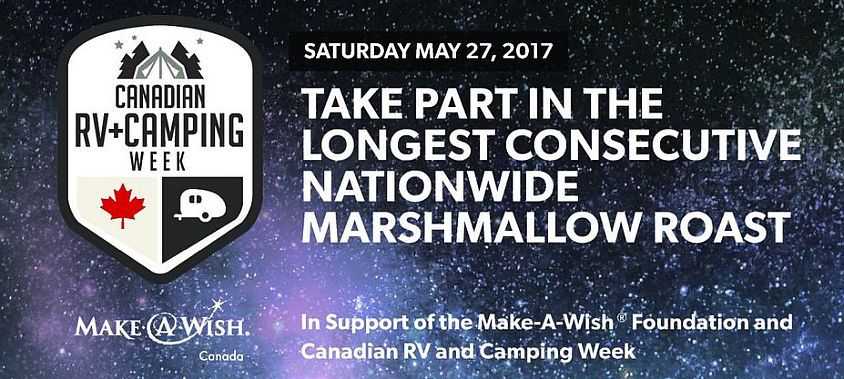 Take part in the longest consecutive nationwide marshmallow roast may 27