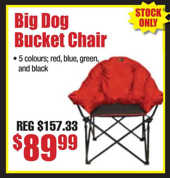 Big Dog Chairs in Red, Blue, Green and Black