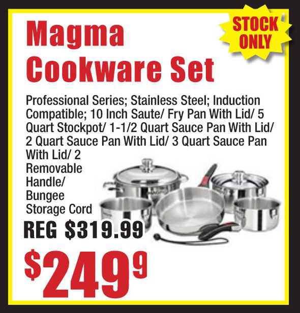 Magma 10-Piece Nested Cookware Set