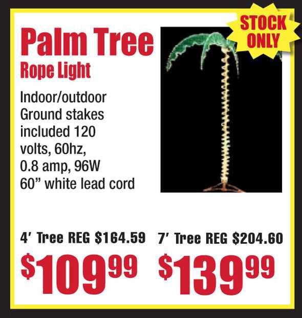 Palm Tree Rope Lite