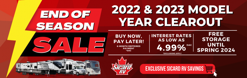 End of Season Sale - 2022 & 2023 Model Year Clearout