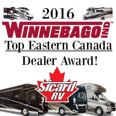 Post thumbnail for Winnebago Awards Sicard RV Top Dealer In Eastern Canada