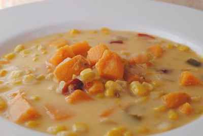Post thumbnail for Corn and Sweet Potato Chowder