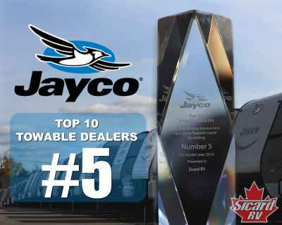 Post thumbnail for Jayco Top 10 Towable Dealers Award 2016