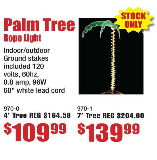 Palm Tree Rope Light