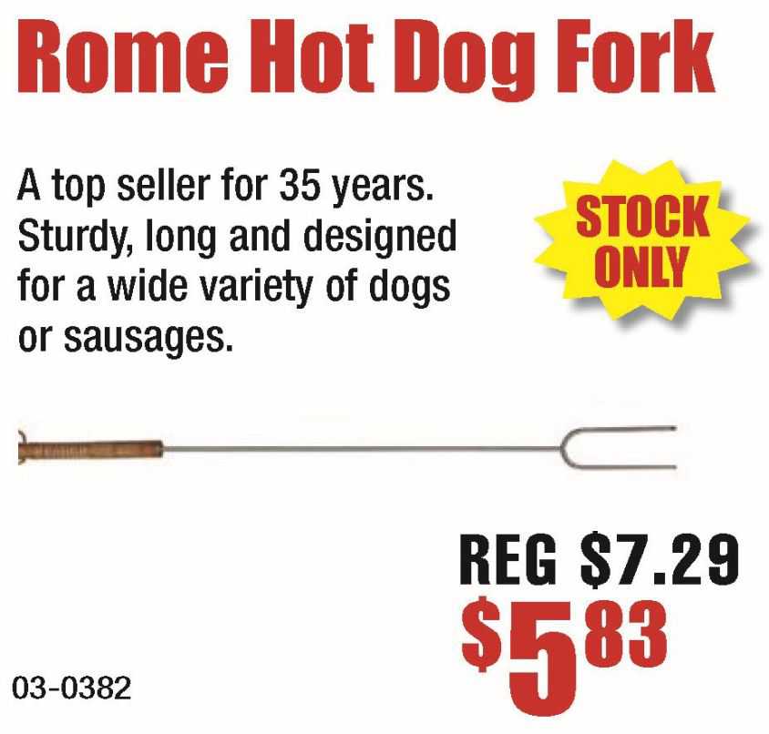 Rome Hot Dog Fork