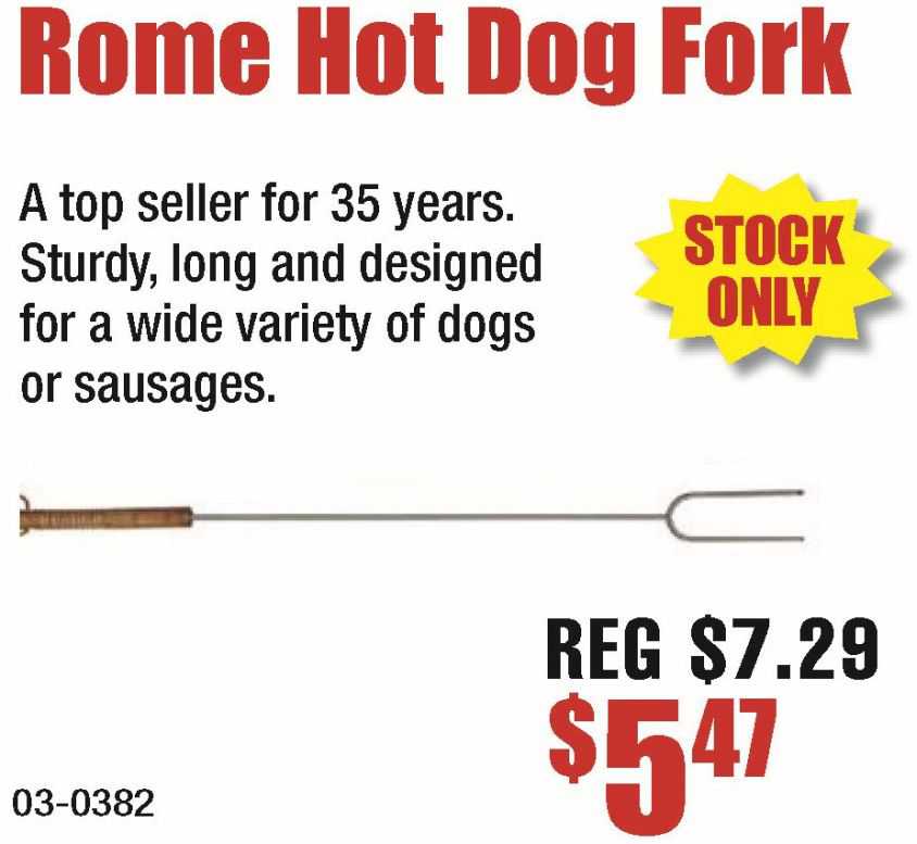 Rome Hot Dog Fork