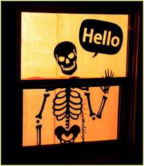 Skeleton in Window