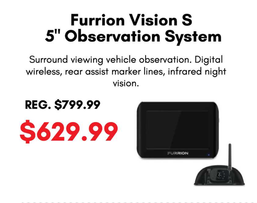 Furrion Vision S 5-inch observation system