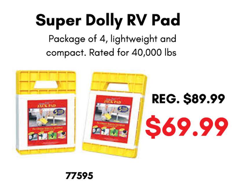 Super Dolly RV Pad
