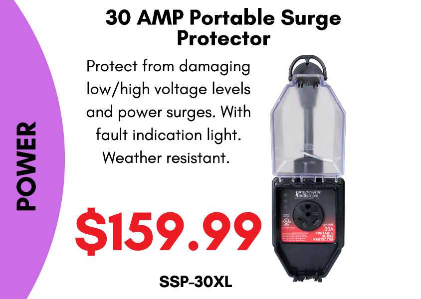 30 Amp Portable Surge Protector