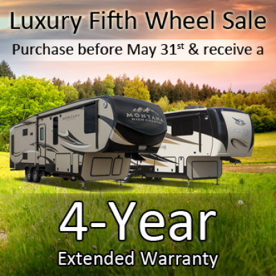 Post thumbnail for 4-Year Extended Warranty On Luxury Fifth Wheels