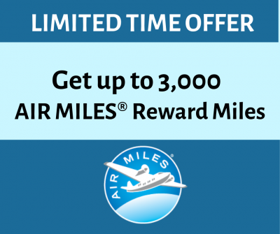 Post thumbnail for Get up to 3,000 AIR MILES® Reward Miles!